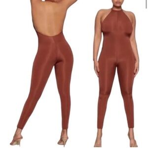 SKIMS Jelly Sheer Halter Catsuit - NWT